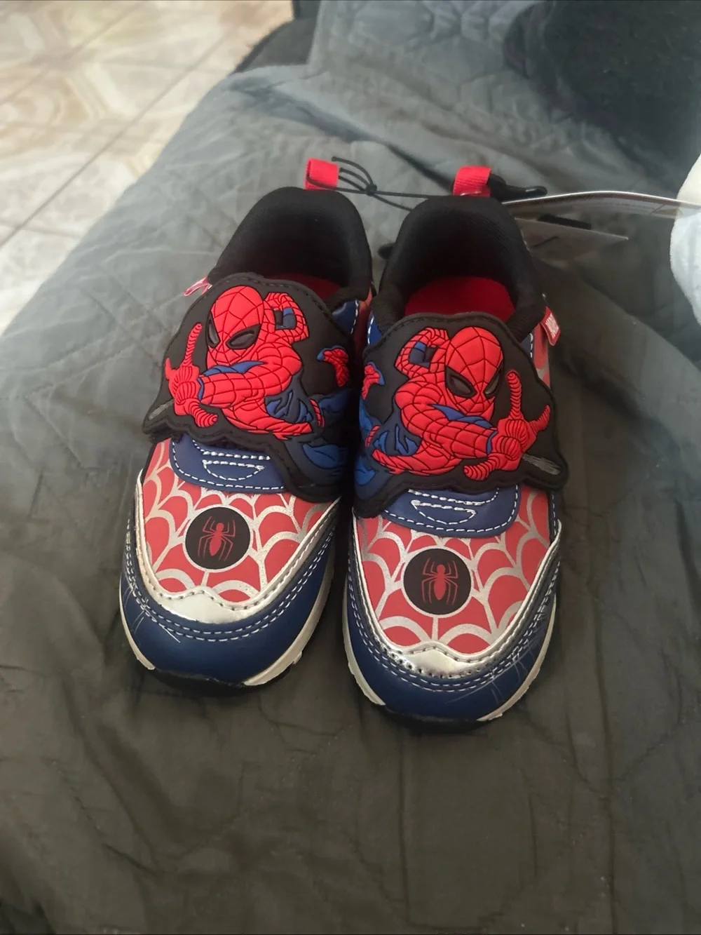 Marvel Kids Red and Blue Spider-Man Sneakers